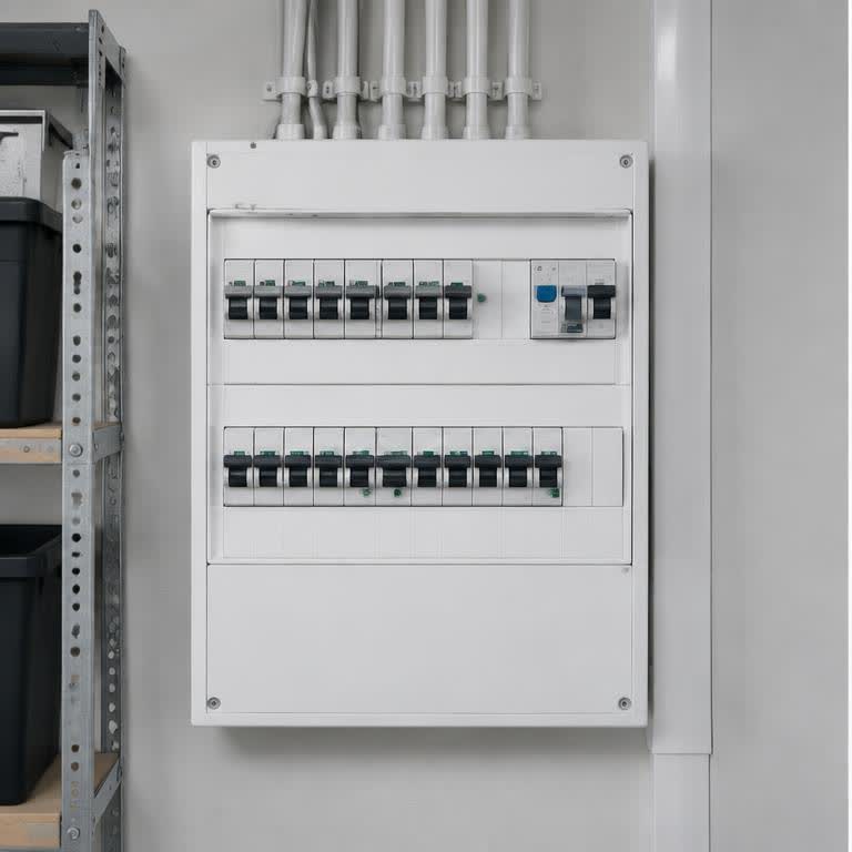 Modern elcentral efter byte