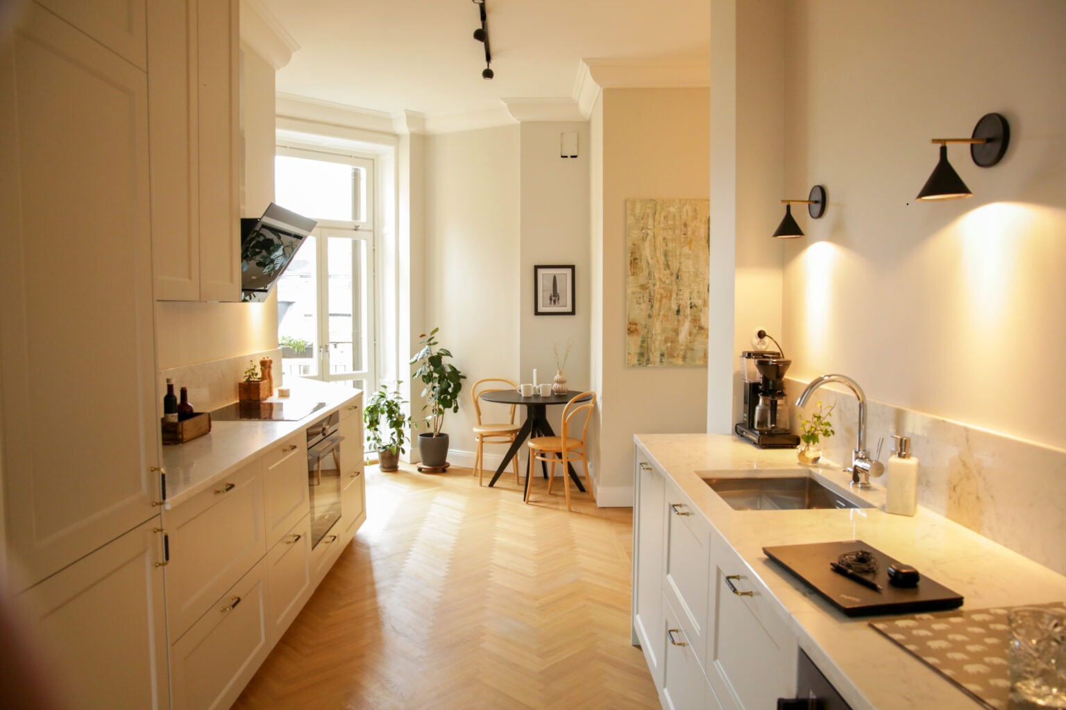Renoverat kök i lägenhet