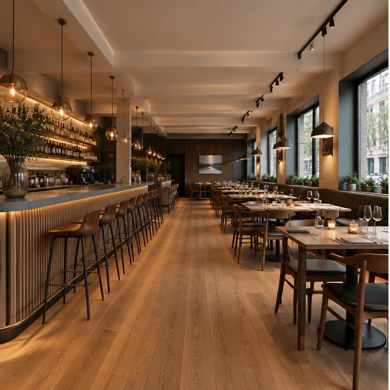 Färdig restaurang efter ombyggnad