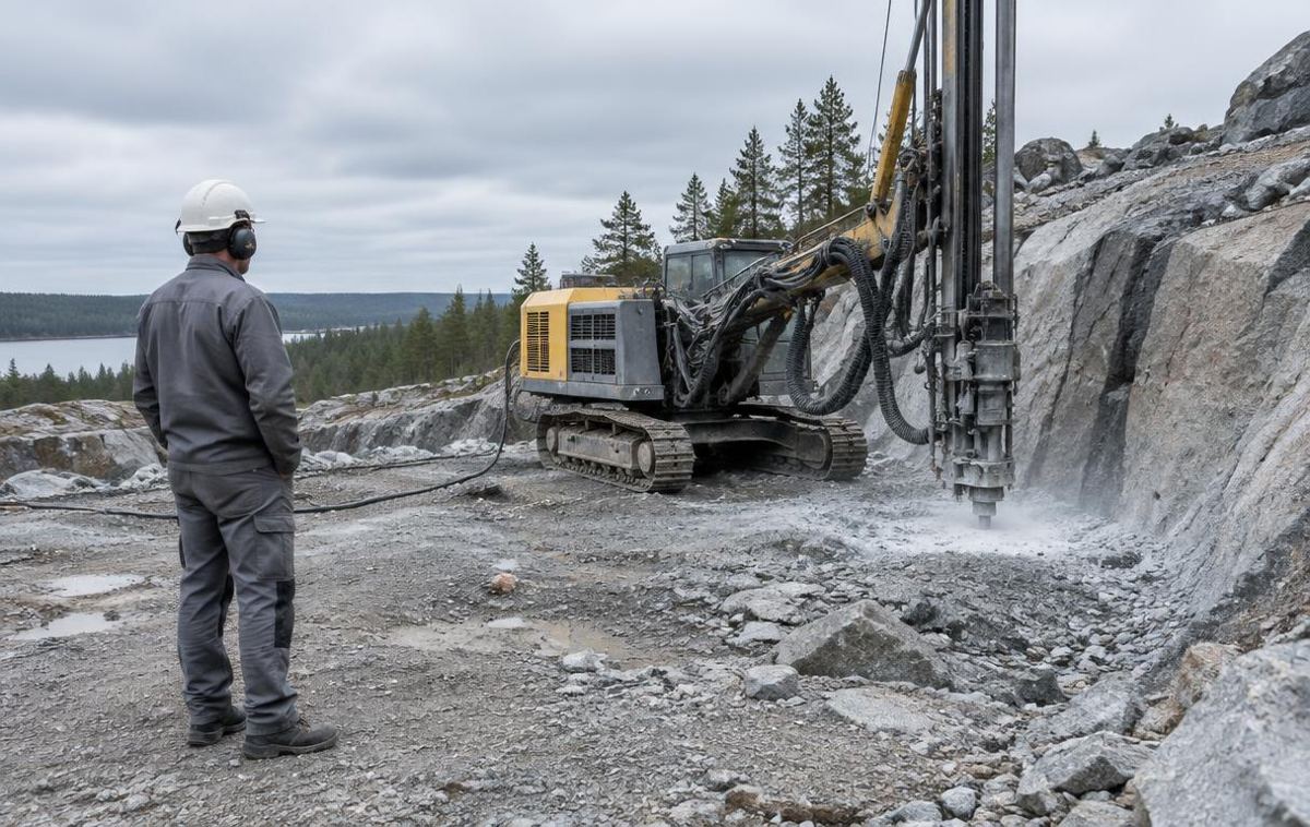 Hantverkare från B4D Sprängning